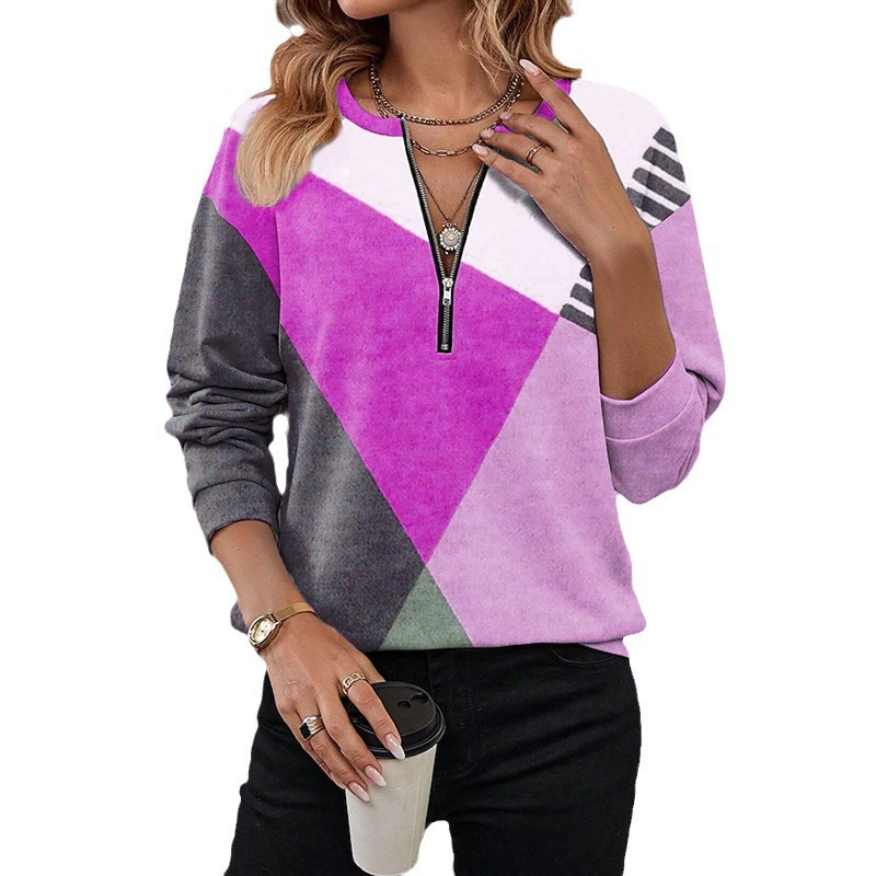 Ginny™ - Cozy Geometric Sweatshirt