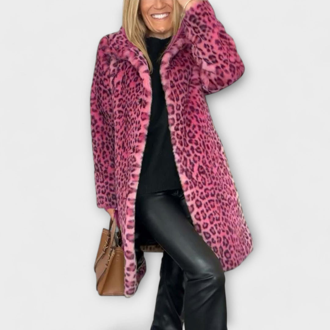 Amara™ - Leopard Print Coat