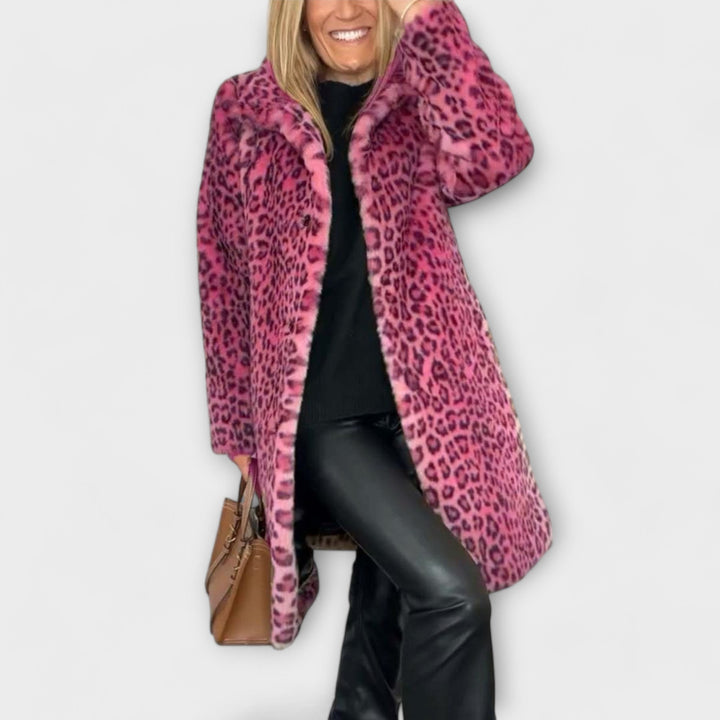 Amara™ - Leopard Print Coat