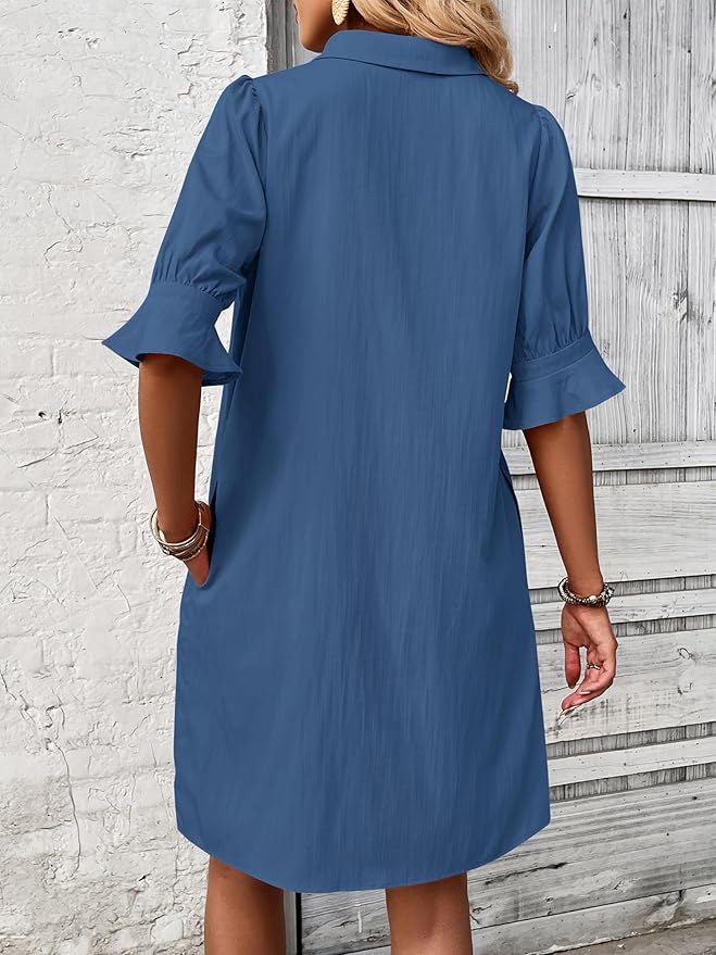 Bella™ - Chic Shirt Dress
