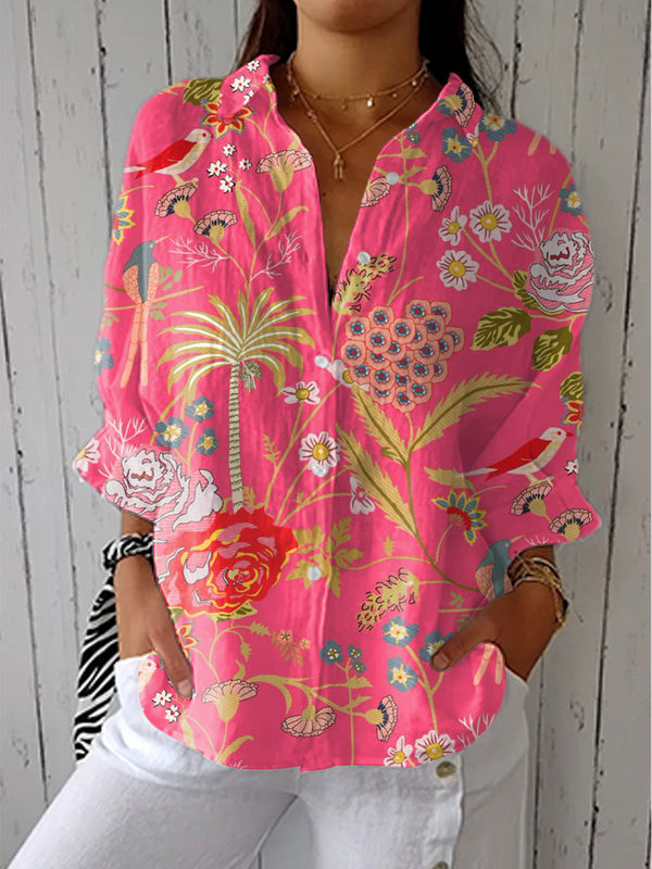 Floriana™ - Tropical Blossom Blouse