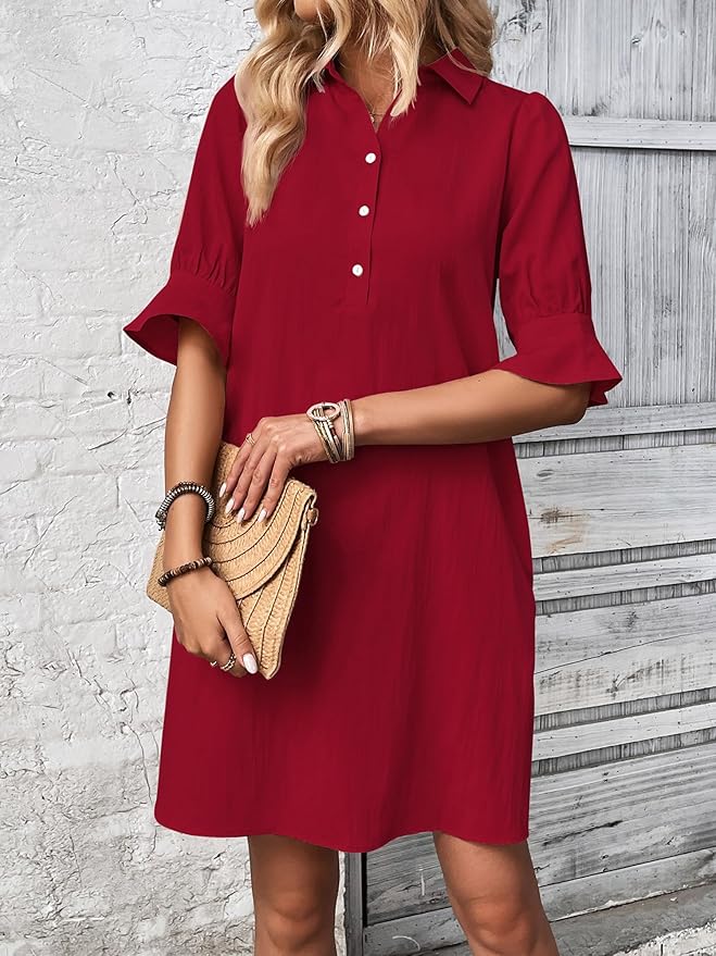 Bella™ - Chic Shirt Dress