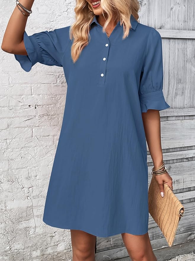 Bella™ - Chic Shirt Dress