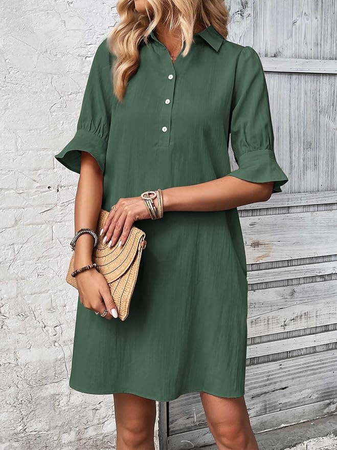 Bella™ - Chic Shirt Dress