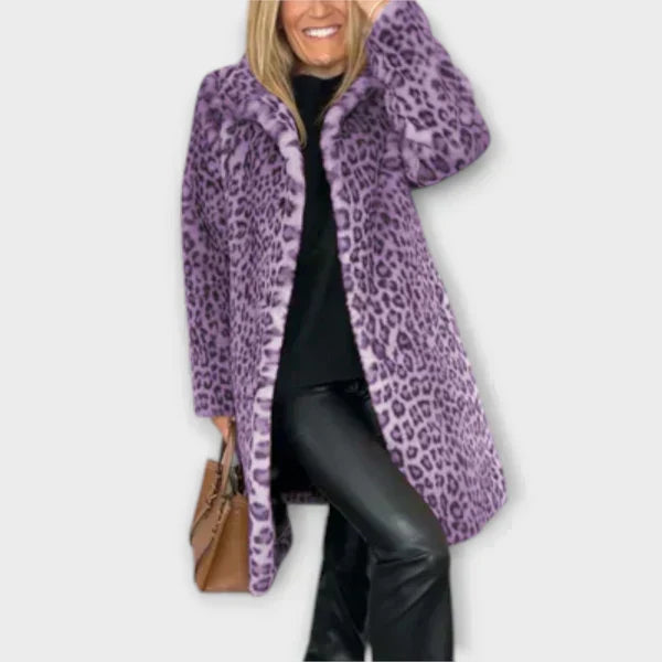 Amara™ - Leopard Print Coat