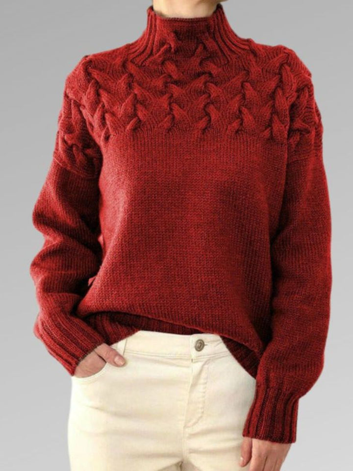 Margaret™ - Cozy Cable Knit Sweater
