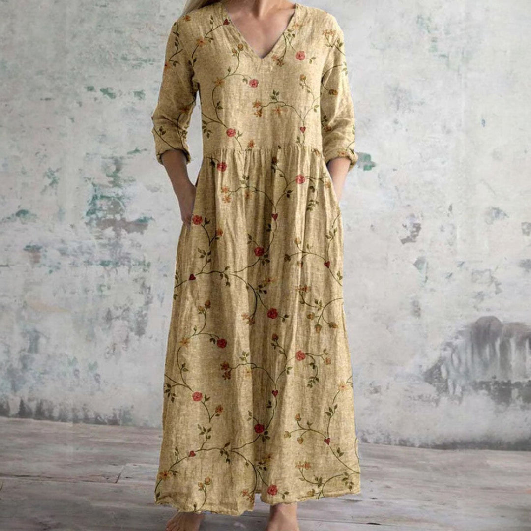 Emily™ - Graceful Floral Dress