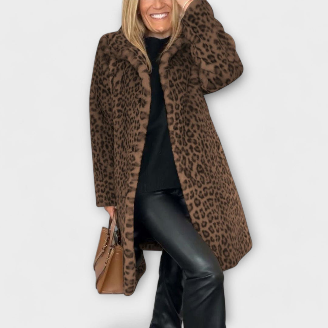 Amara™ - Leopard Print Coat