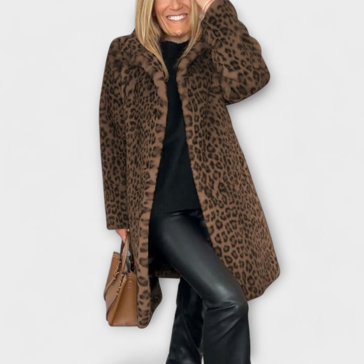 Amara™ - Leopard Print Coat