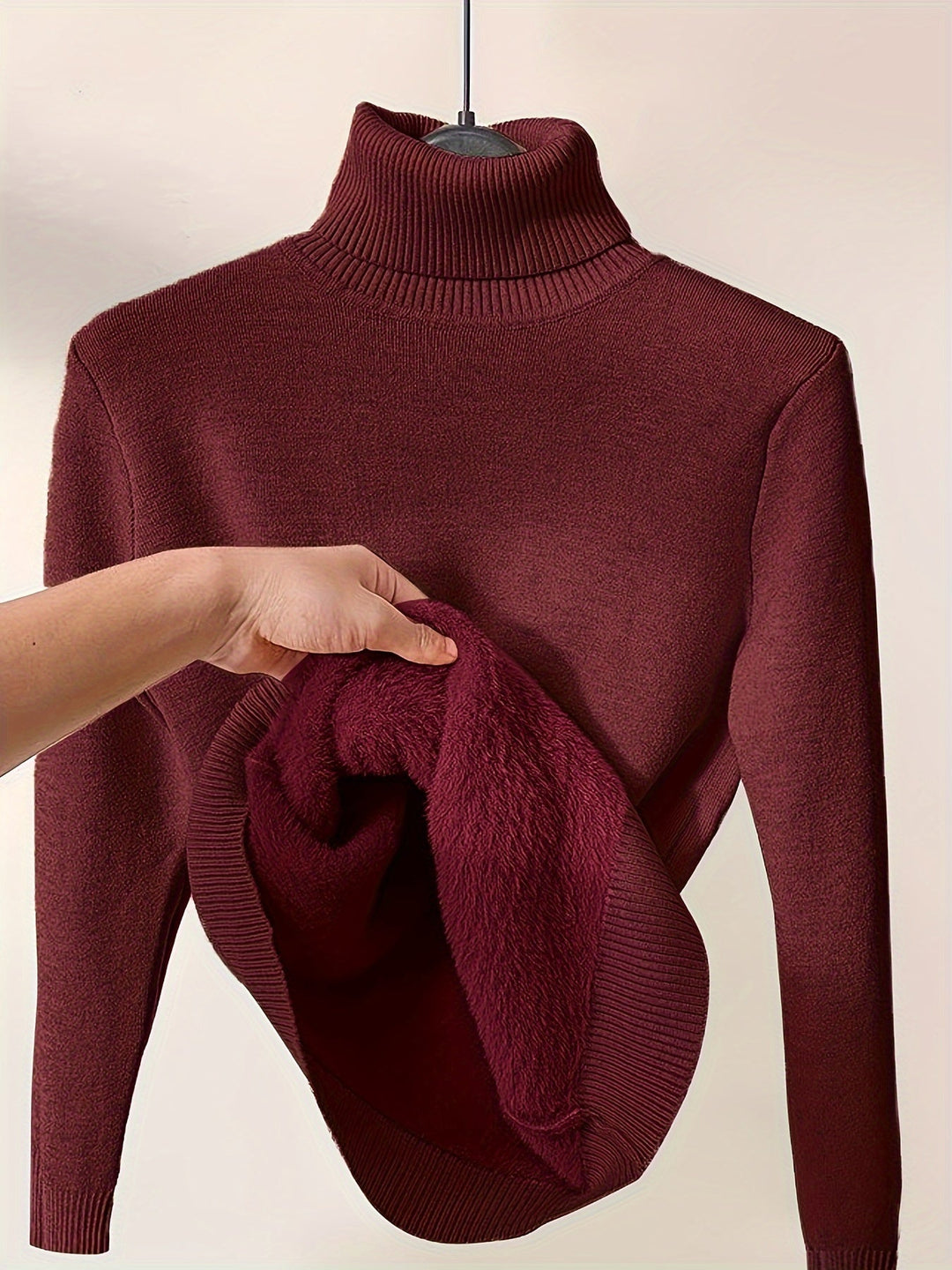 Zoe™ - Cozy Turtle Neck Pullover Sweater