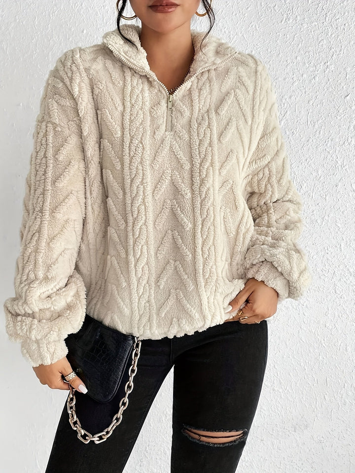 Aila™ - Cozy Zip-Up Sweater