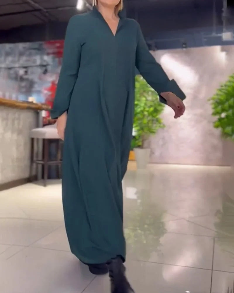 Vayla™ - Elegant Maxi Dress with Side Slits