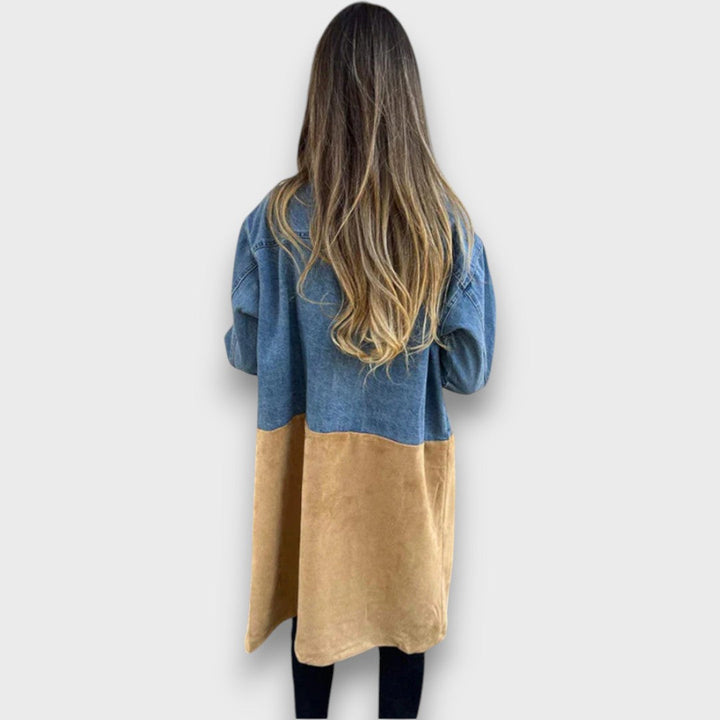 Ariana™ - Denim & Faux Suede Jacket