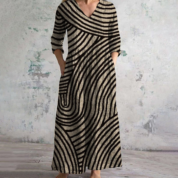 Ayla™ - Retro Striped Dress