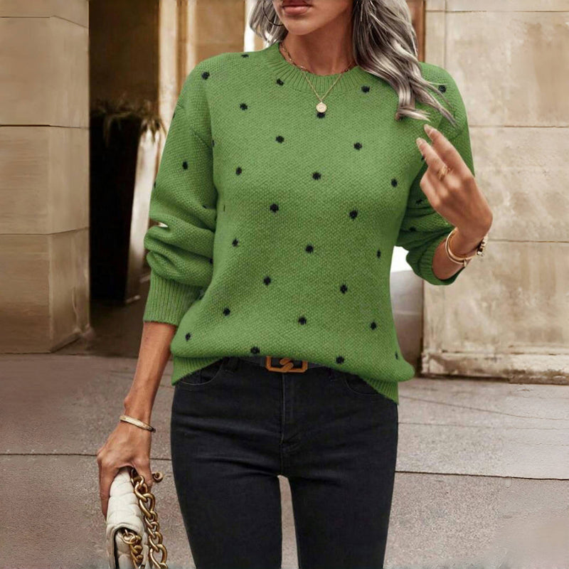 Romy™ - Snug Dot Knit Sweater