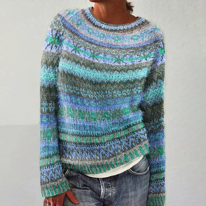 Audrey™ - Retro Icelandic Sweater