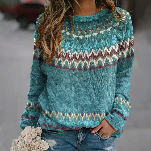 Freya™ - Retro Wave Sweater