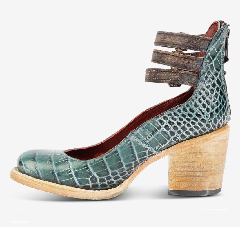 Evelyn™ - Timeless Vintage Leather Heels