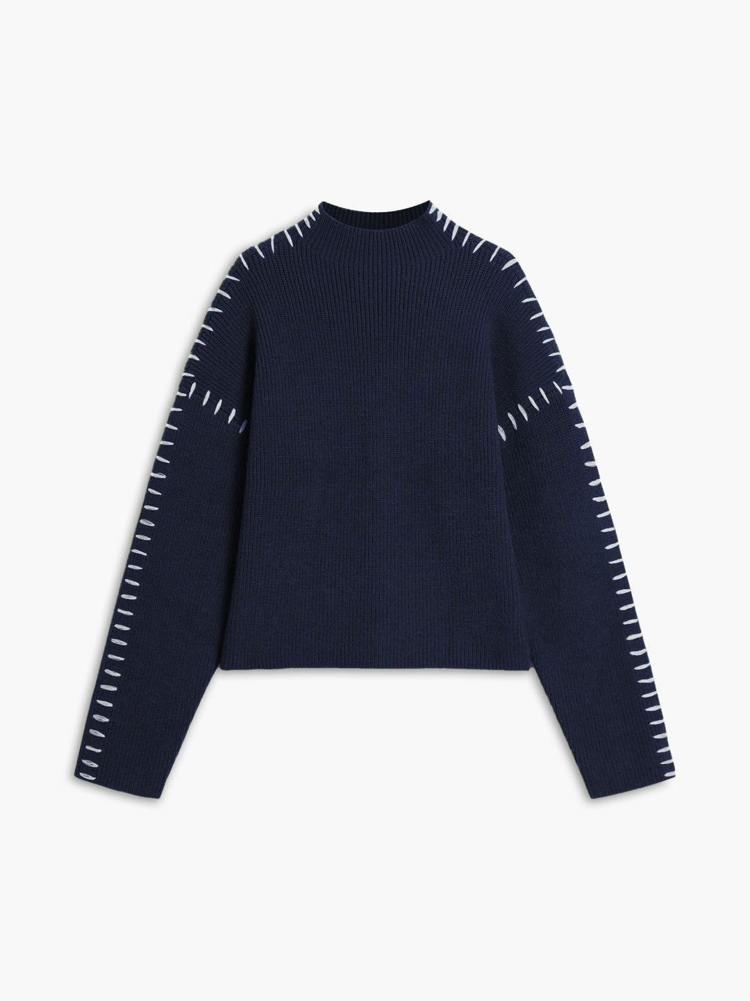 Chloe™ - Relaxed Fit Oversized Mock Neck Sweater