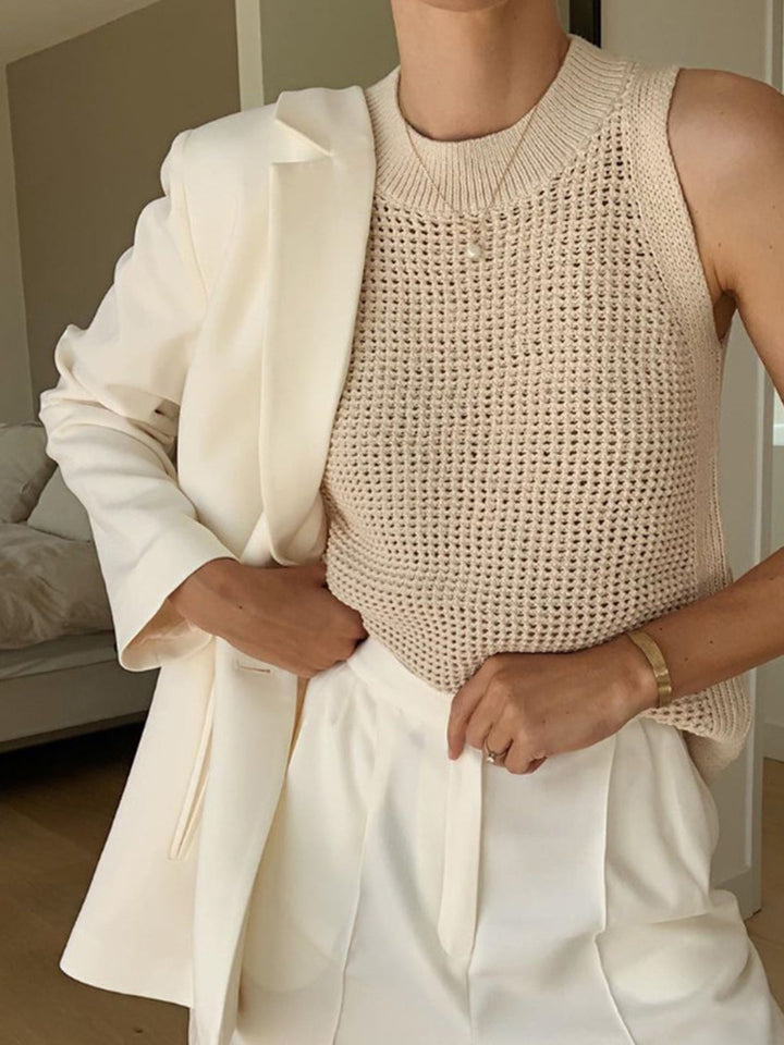 Emma™ - Lightweight Knit Tank Top with Hollow Design for Effortless Style