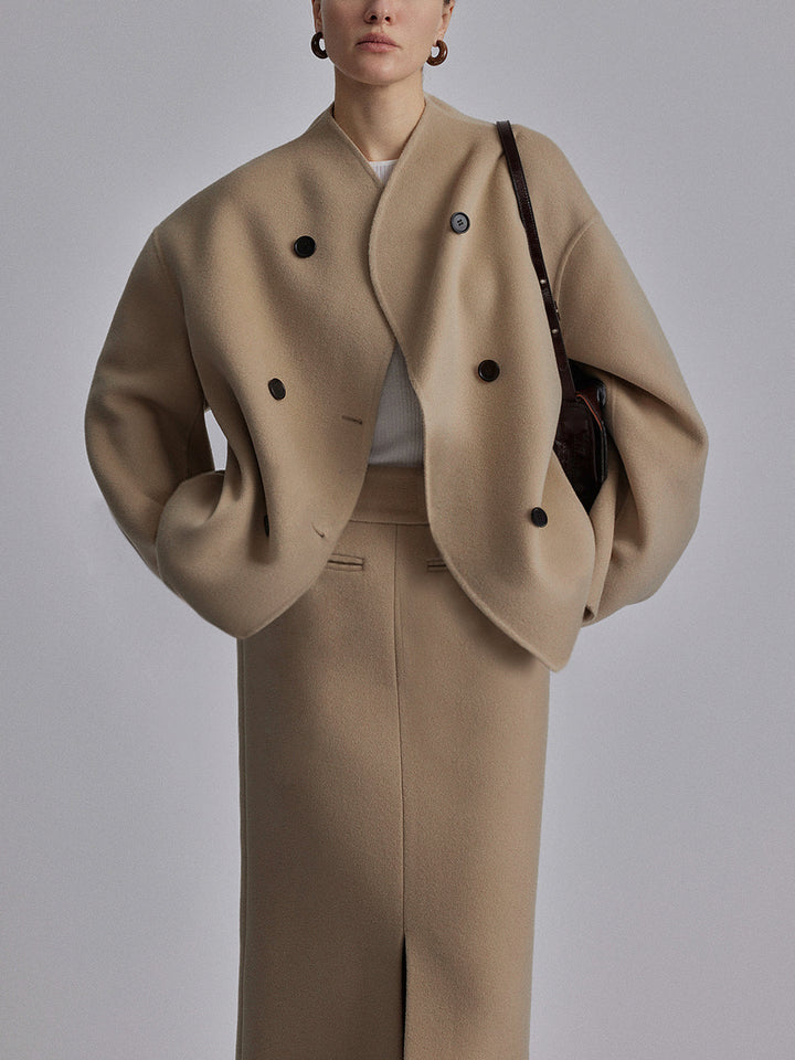 Hannah™ - Relaxed Fit Oversized Button-Up Jacket