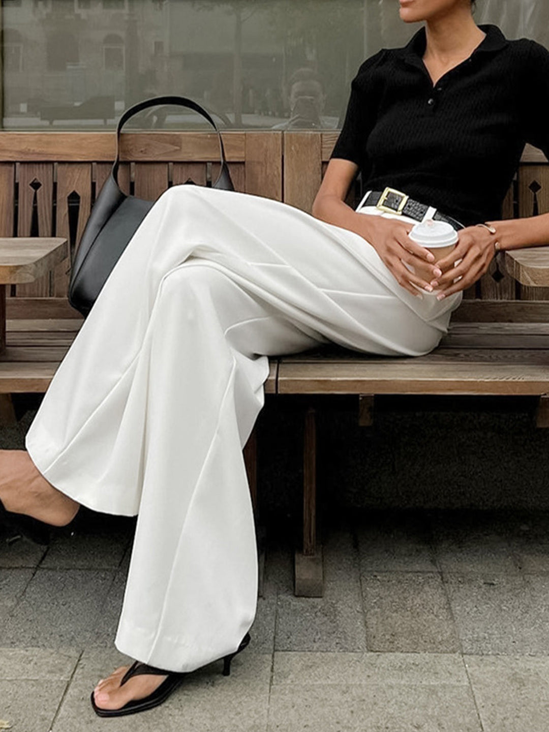 Claire™ - Relaxed Fit Wide Leg Pants