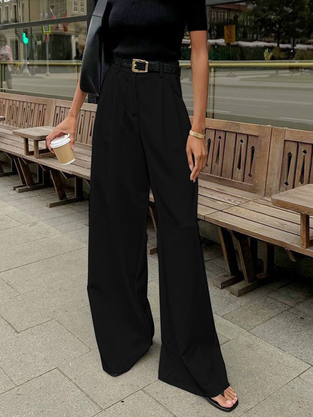 Claire™ - Relaxed Fit Wide Leg Pants