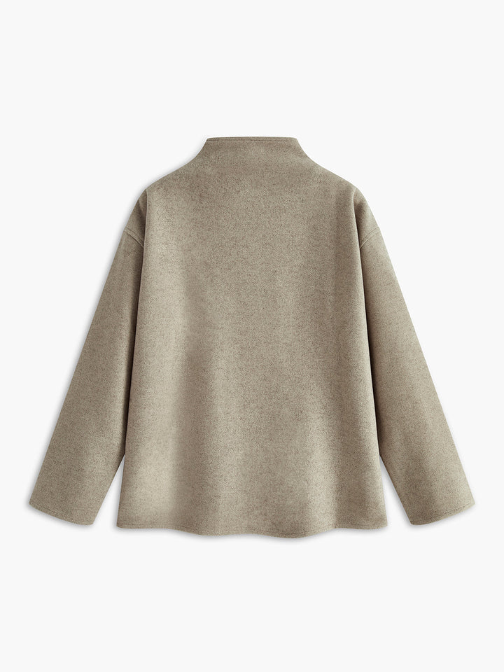 Hannah™ - Relaxed Fit Oversized Button-Up Jacket