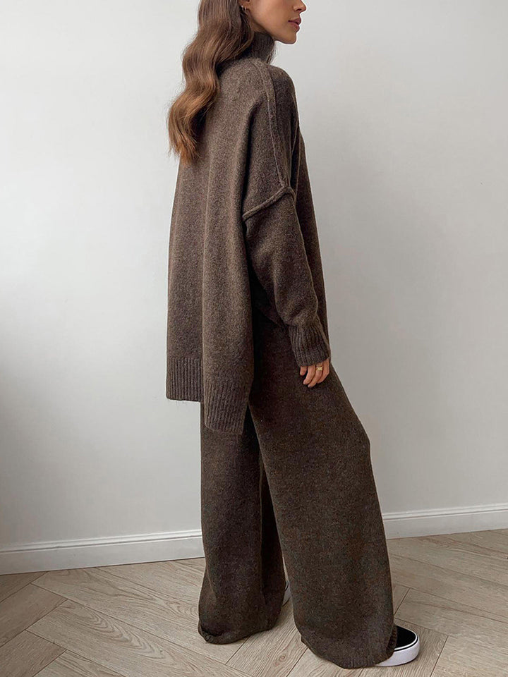 Victoria™ - Chic Turtleneck Pants Set with a Refined Silhouette