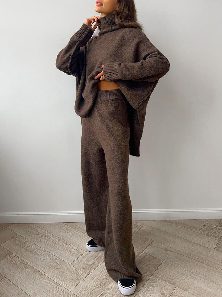 Victoria™ - Chic Turtleneck Pants Set with a Refined Silhouette