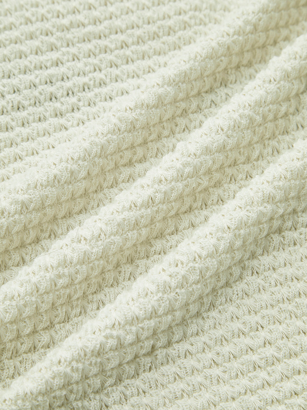 Abigail™ - Sleek Waffle Knit Sweater