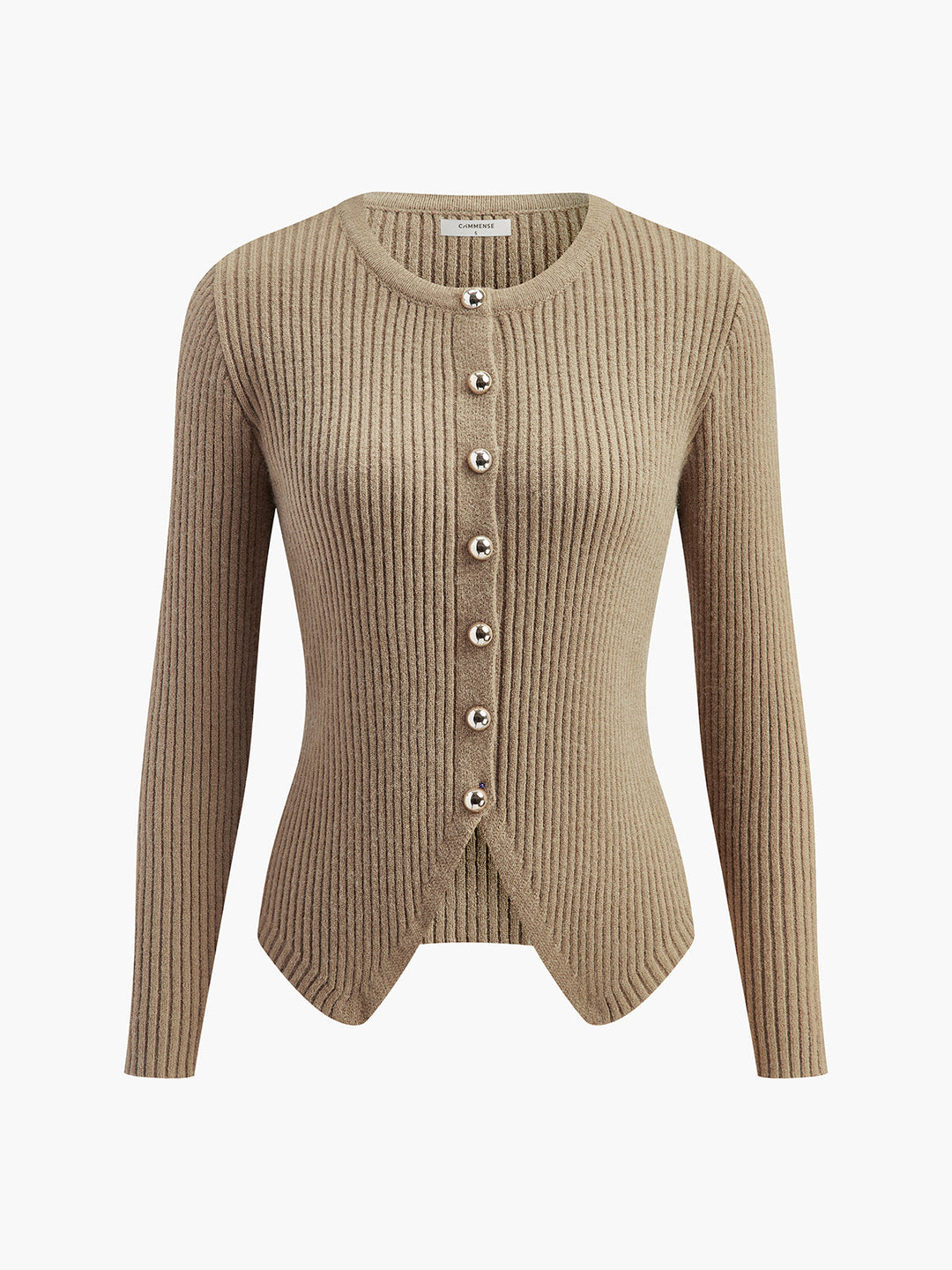 Anna™ - Elegant Button-Down Split Cardigan