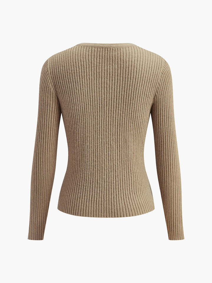Anna™ - Elegant Button-Down Split Cardigan