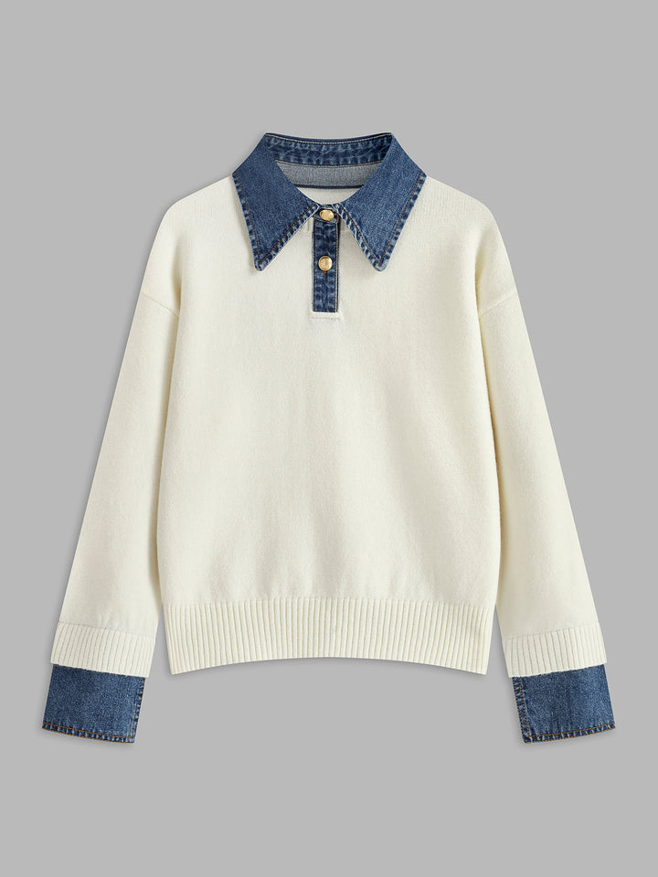 Scarlett™ - Dual Function Panel Lapel Sweater