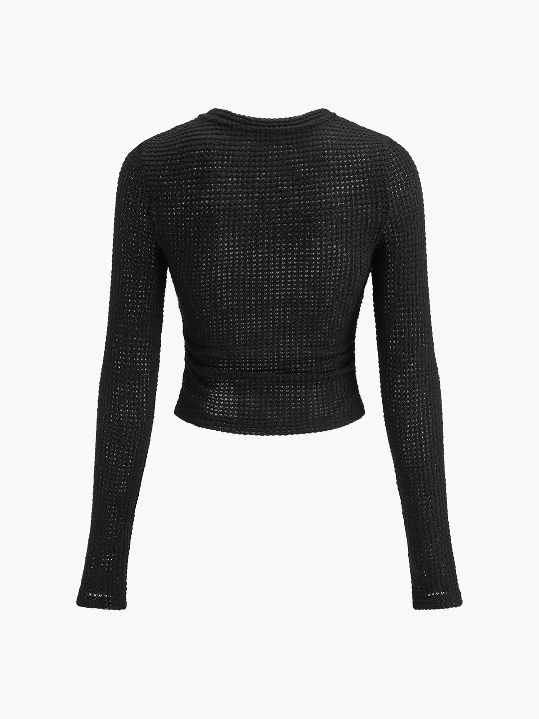 Abigail™ - Sleek Waffle Knit Sweater