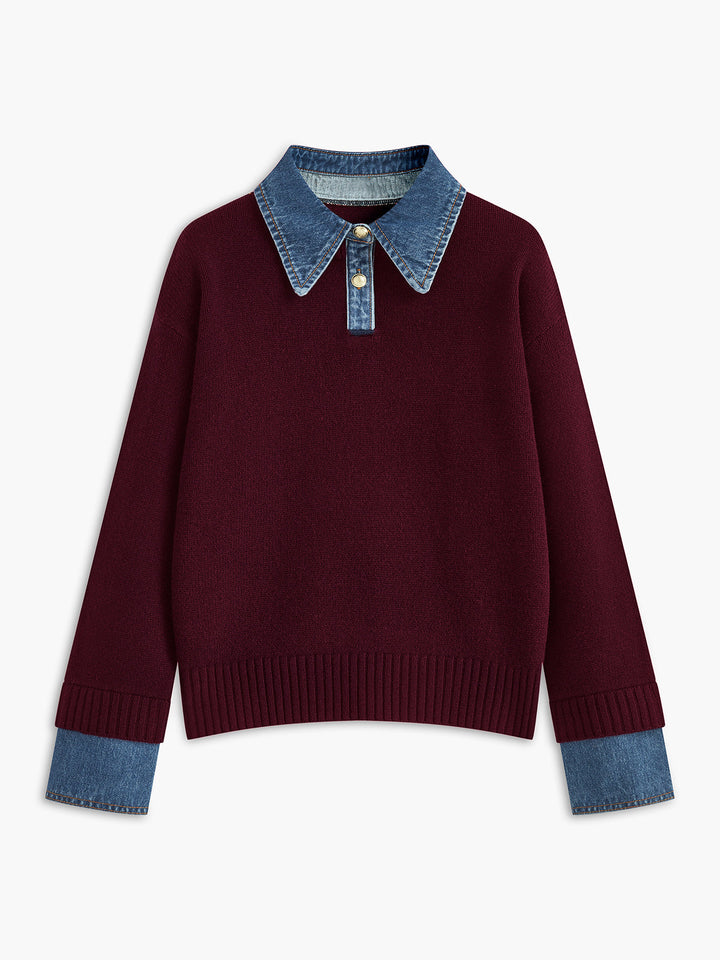 Scarlett™ - Dual Function Panel Lapel Sweater