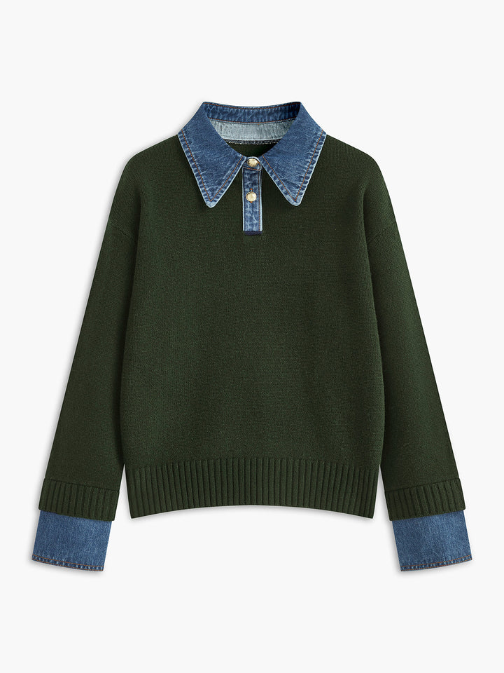 Scarlett™ - Dual Function Panel Lapel Sweater
