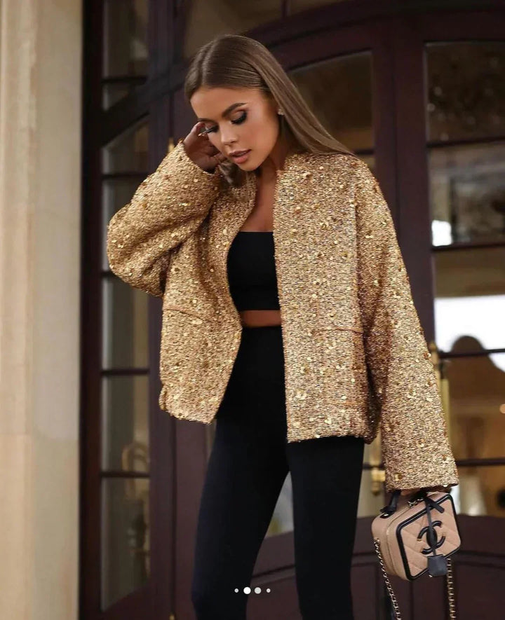 Lumina™ - Sequin-Embellished Jacket