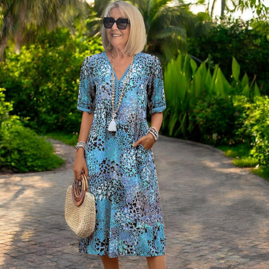Audrey™ - Bohemian Print Dress