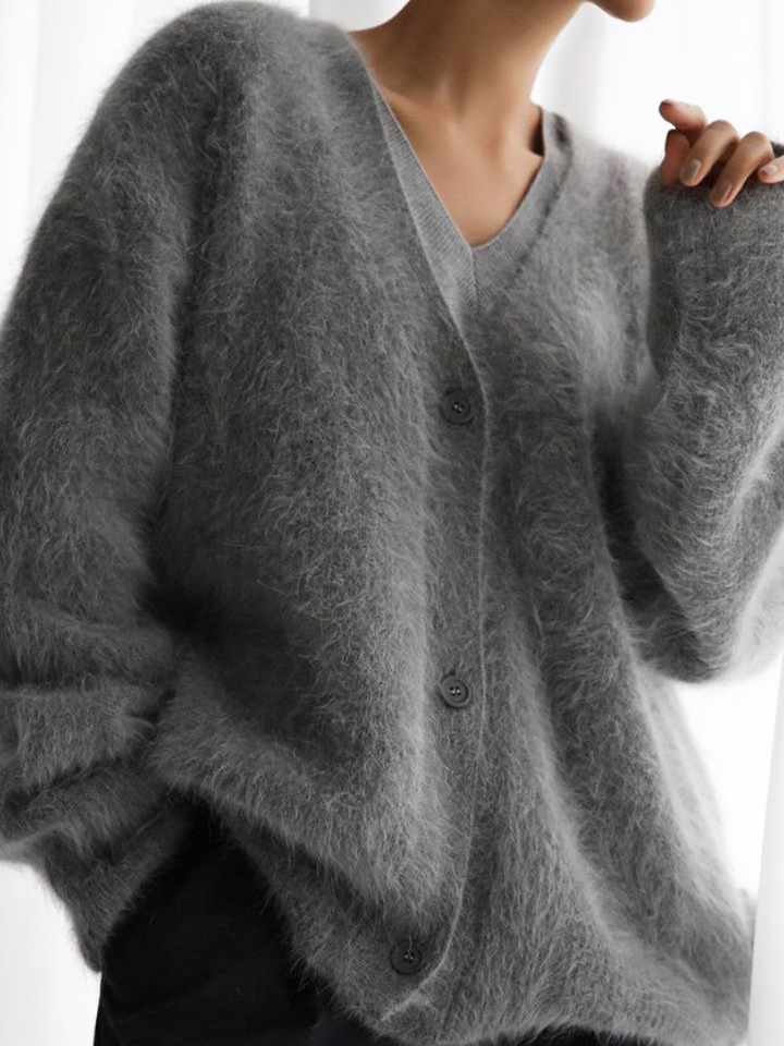 Celeste™ - Luxe Fuzzy Cardigan
