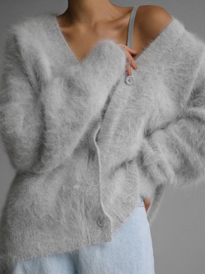 Celeste™ - Luxe Fuzzy Cardigan