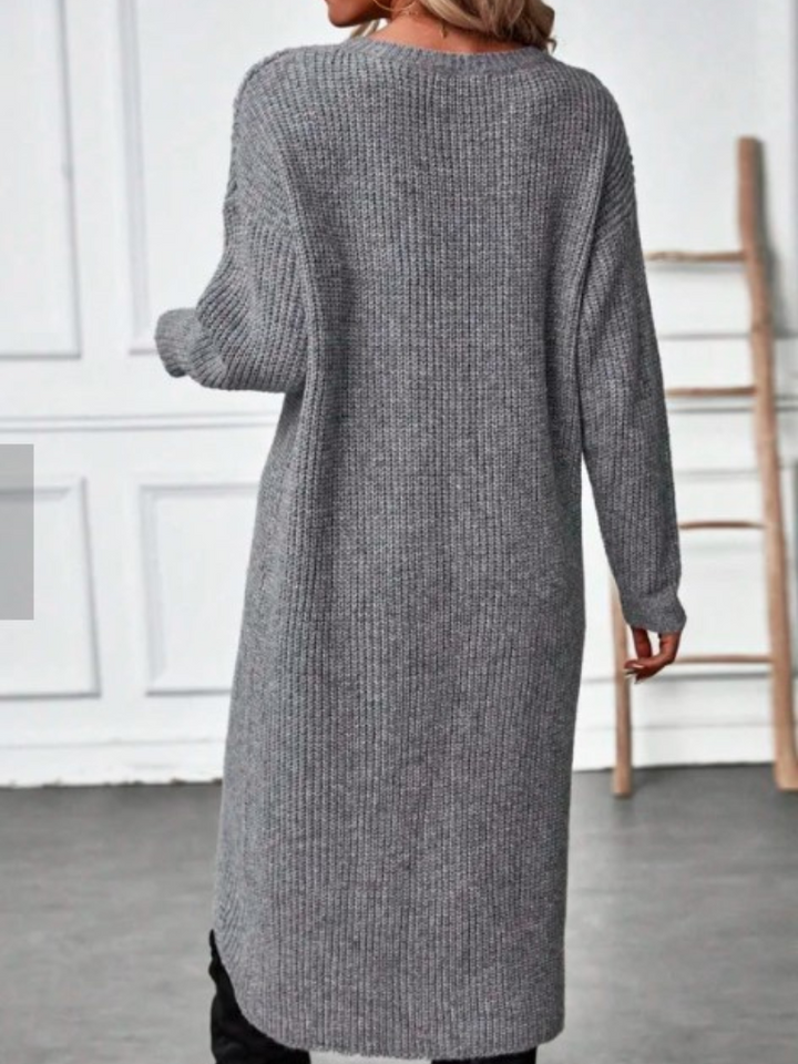 ARIA™ - Cozy Wrap Knit Dress
