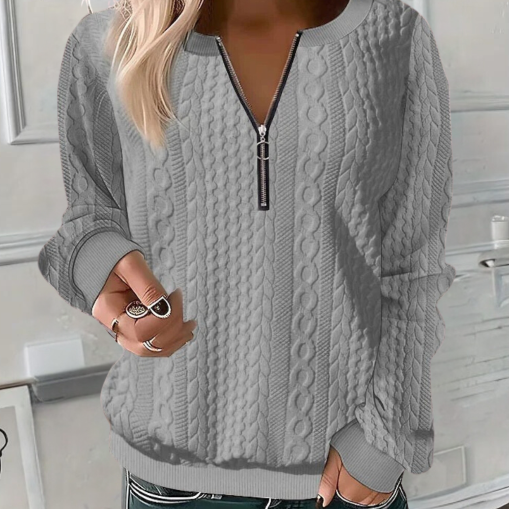 Diane™ - Zip-Up Sweater