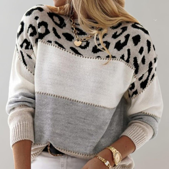 Cheyenne™ - Casual Hoodie with Leopard Print