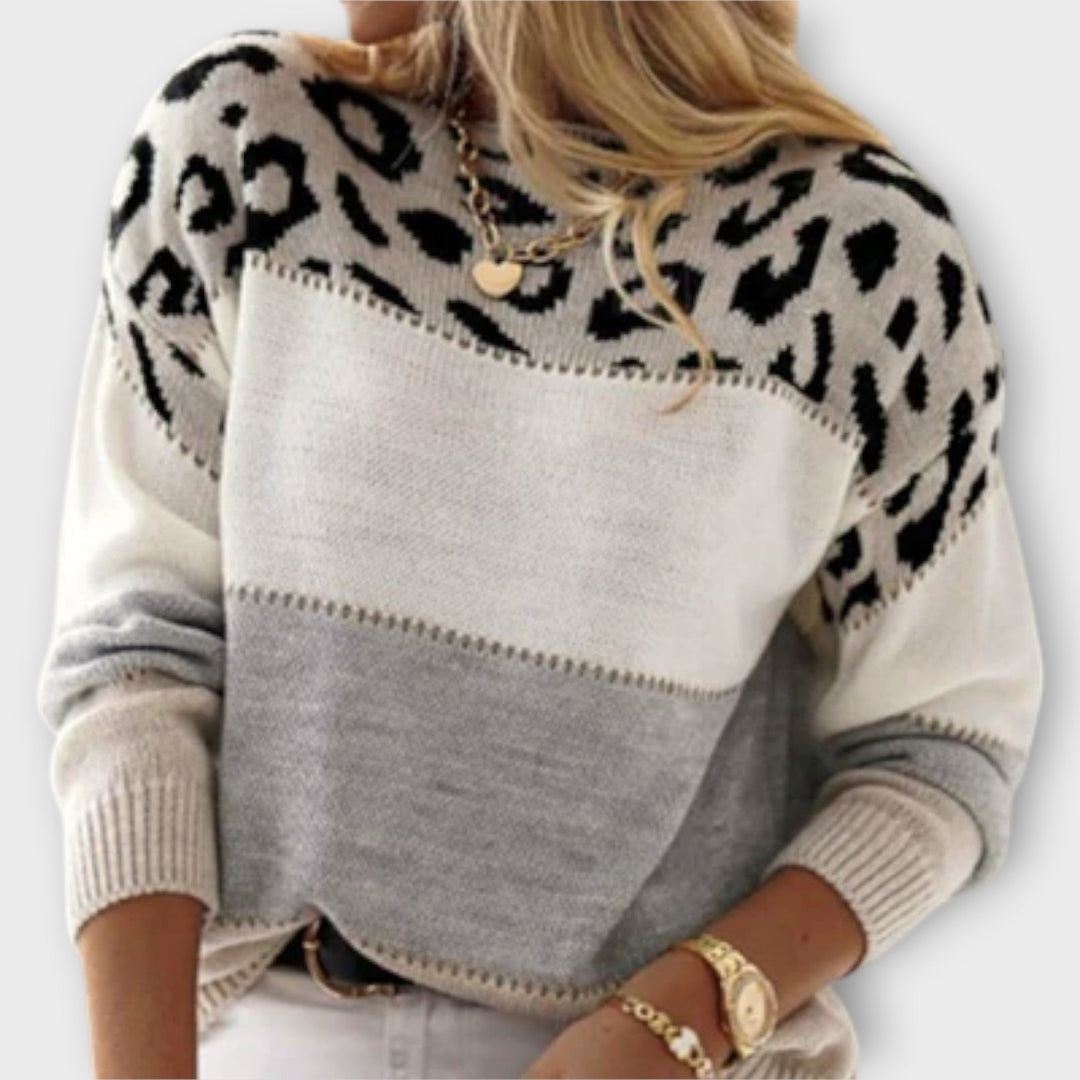 Cheyenne™ - Casual Leopard Print Sweater