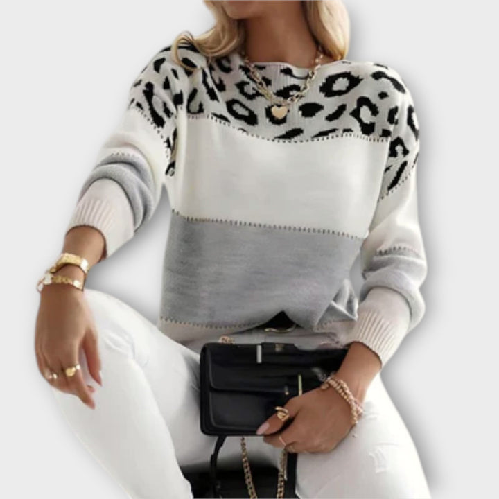 Cheyenne™ - Casual Leopard Print Sweater