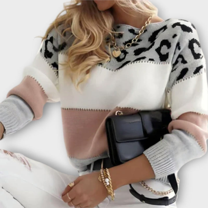 Cheyenne™ - Casual Leopard Print Sweater