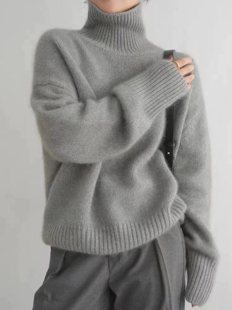 LINEA™ - Elevated High Collar Sweater
