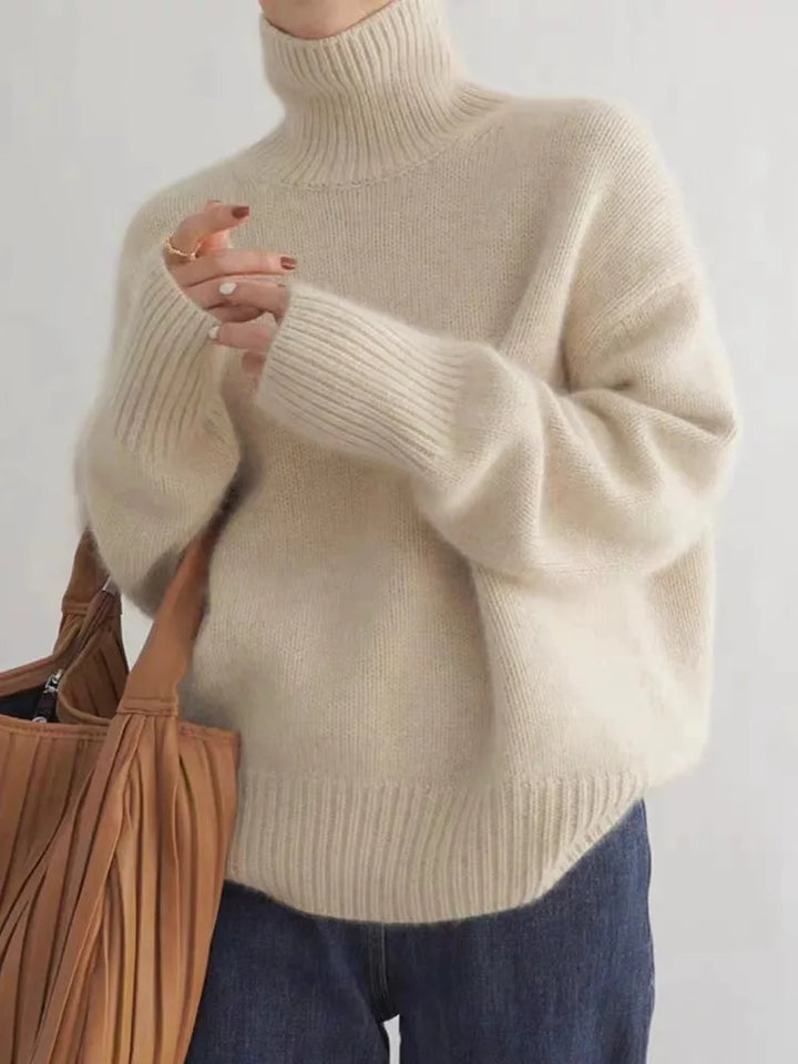LINEA™ - Elevated High Collar Sweater