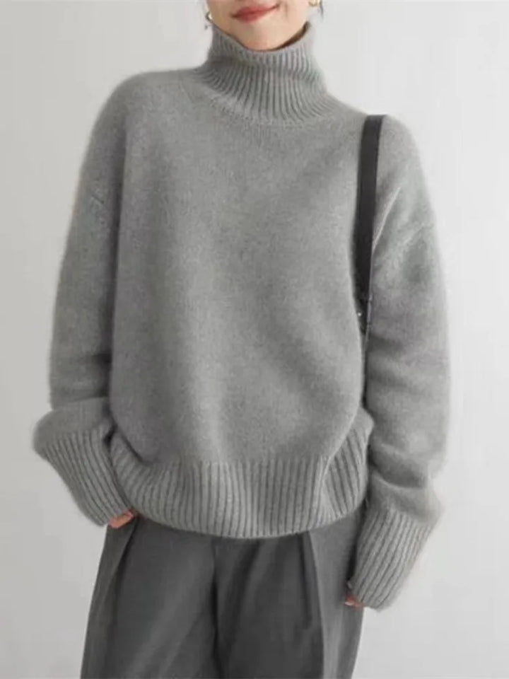 LINEA™ - Elevated High Collar Sweater